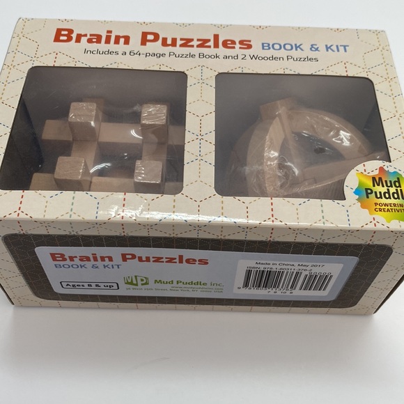 Brain Puzzle book and kit. Brand new. Never opened - Picture 2 of 2